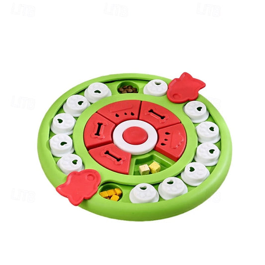 Green Round Pet Feeding Puzzle