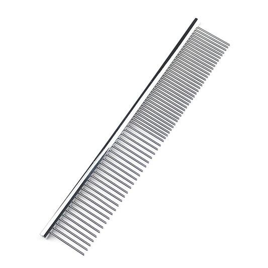 Silver Stainless Steel Pet Grooming Comb